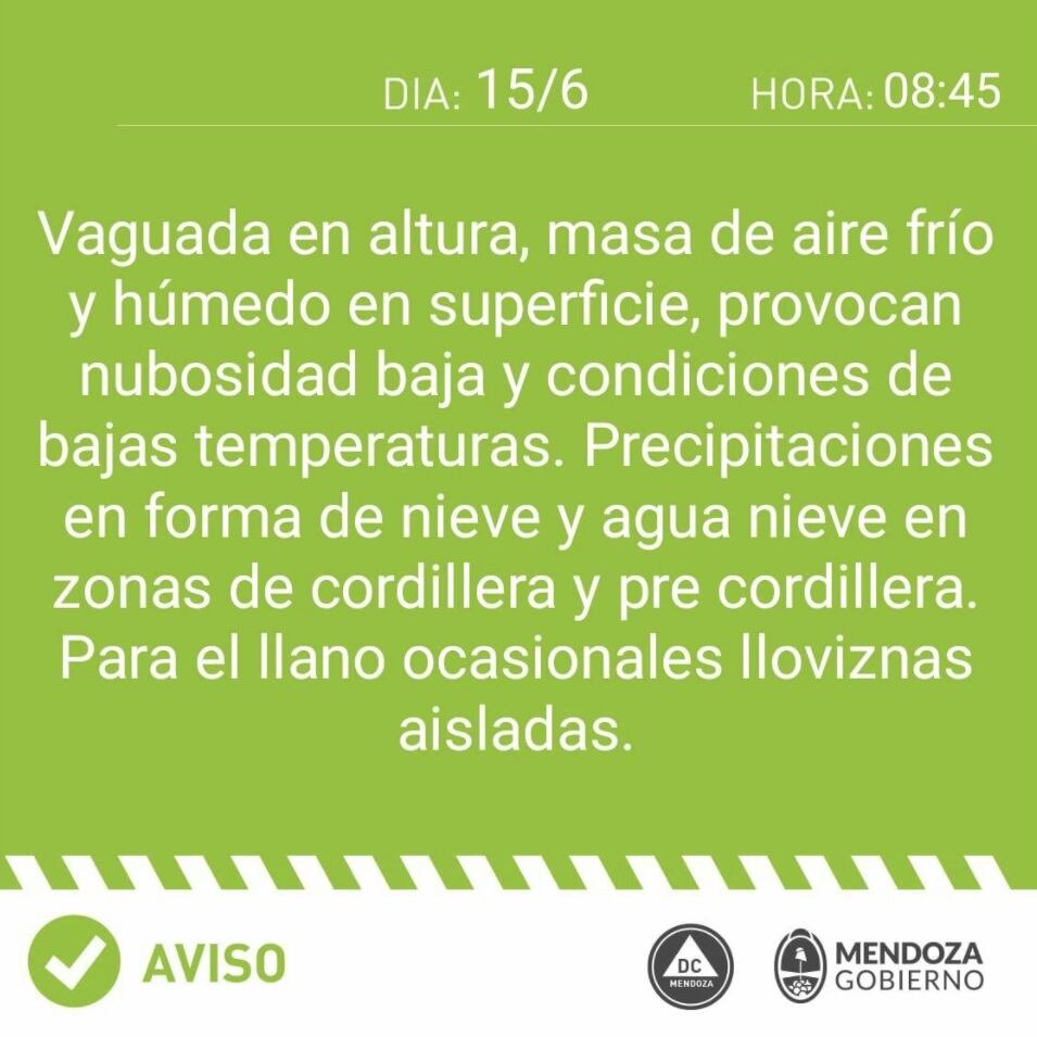 aviso Defensa Civil