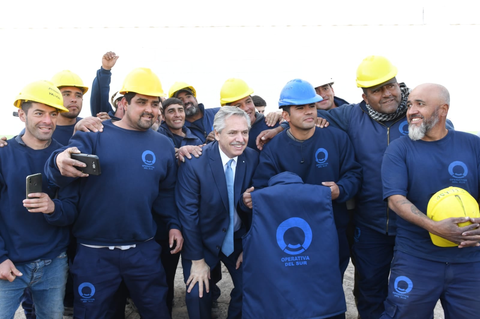 El presidente Alberto Fernández habló en La Rioja durante la inauguración de una planta textil modelo.