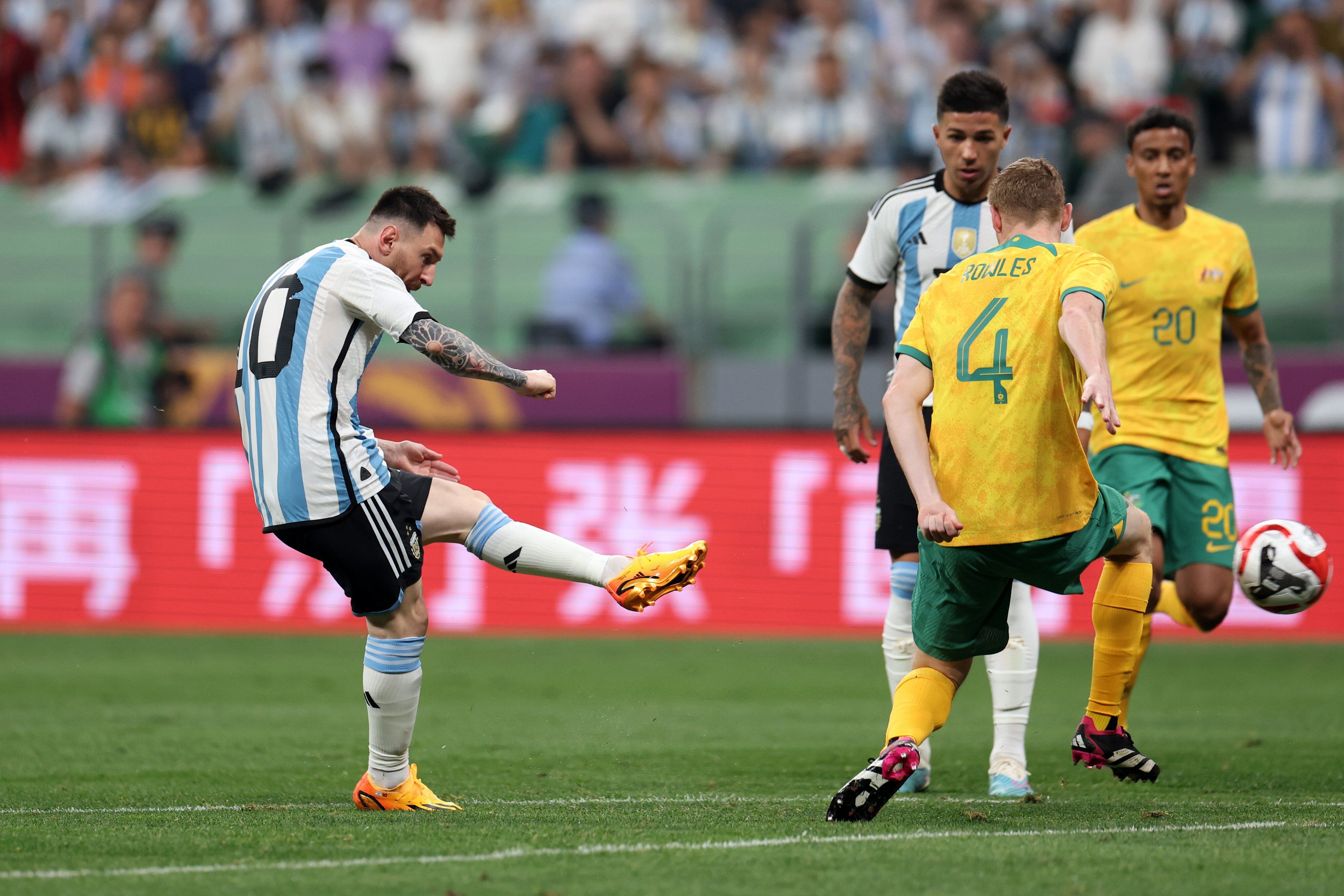 Messi y otro golazo con la Selección Argentina. (ESPN)