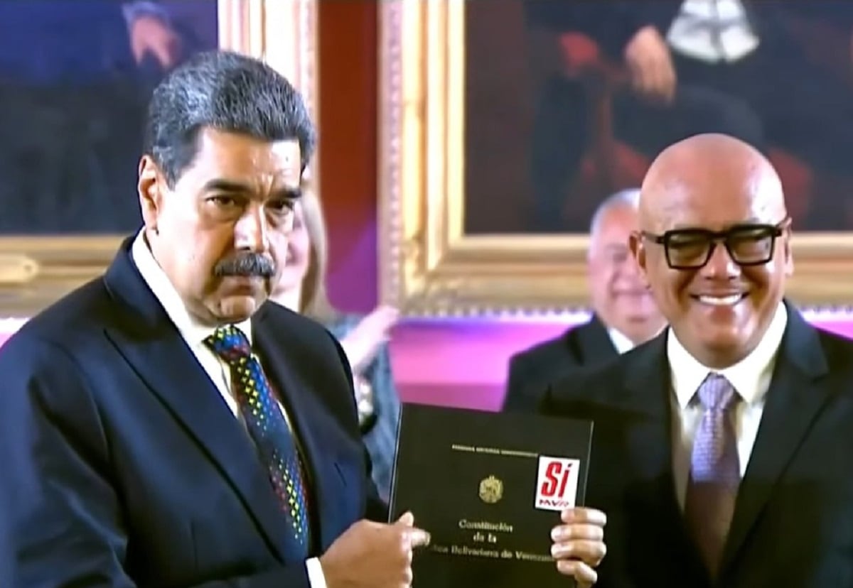 Maduro juró otra vez como presidente de Venezuela hasta 2031 (Captura de video)