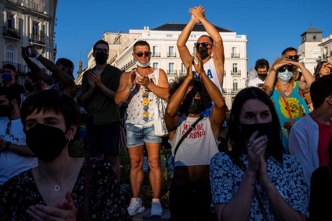 La muerte de Samuel Luiz Muñiz sucedió en un momento en que aumentan los ataques contra las personas de la comunidad LGBTQ. (AP)