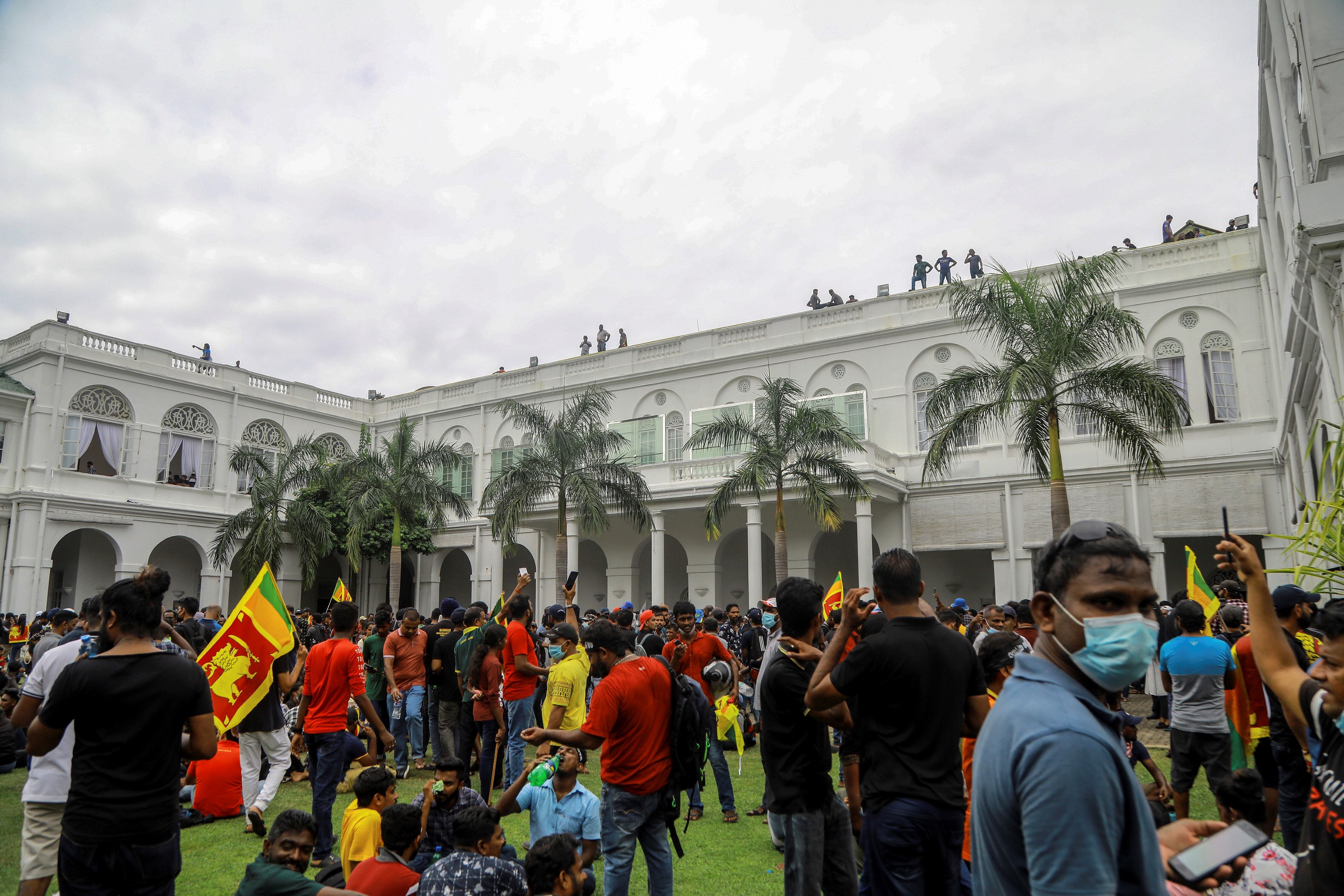 Protestas en Sri Lanka