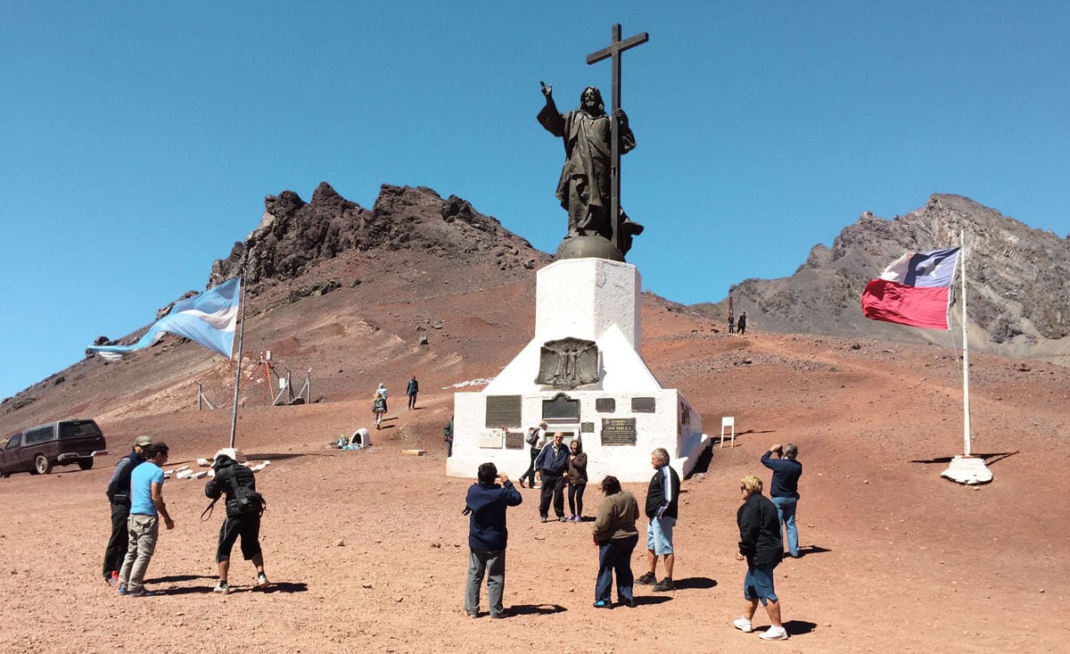 Cristo Redentor, el símbolo que trajo paz y puso fin a las amenazas de guerra entre Argentina y Chile. Foto: Archivo Los Andes.