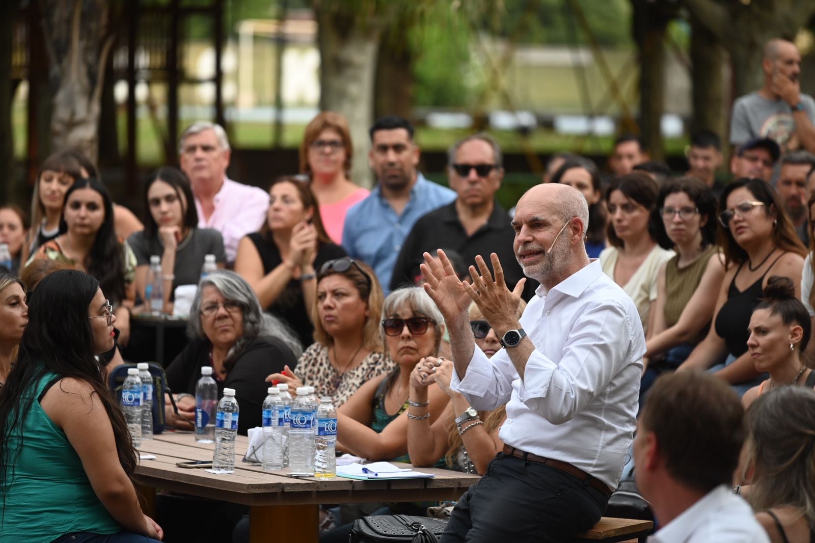 Horacio Rodríguez Larreta lanzó su precandidatura presidencial. Foto: Clarín