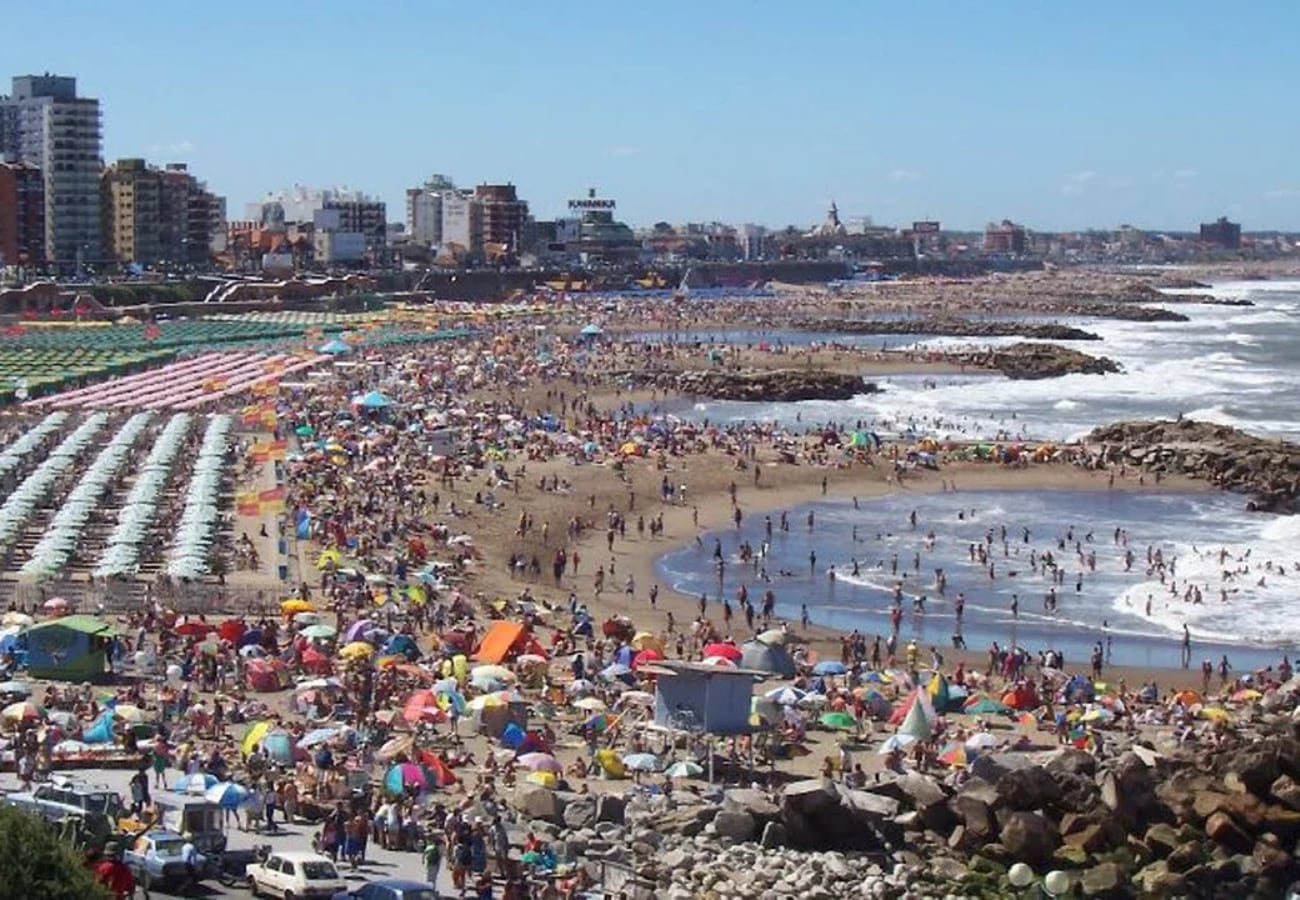 Playa Mar del Plata.