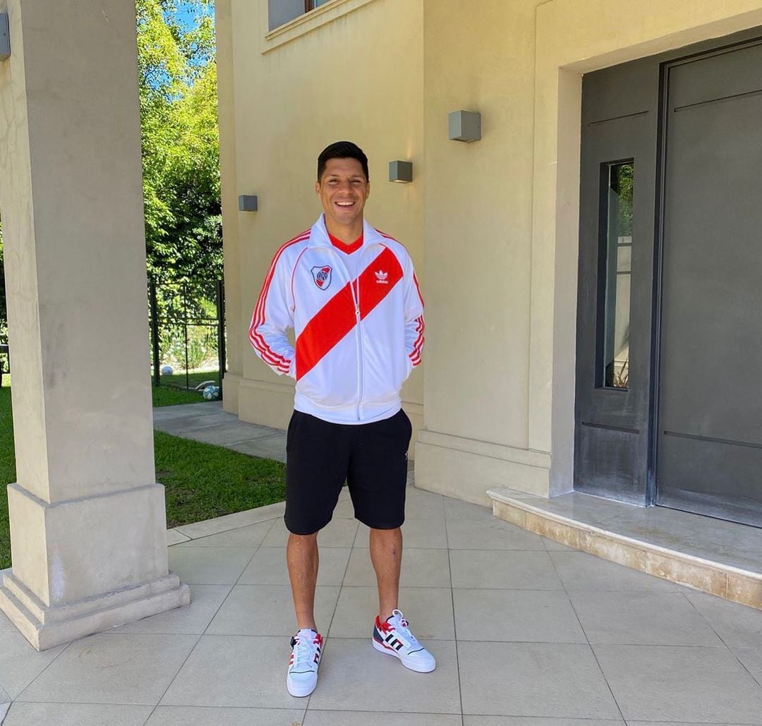 La casa de Enzo Pérez. Gentileza Instagram.