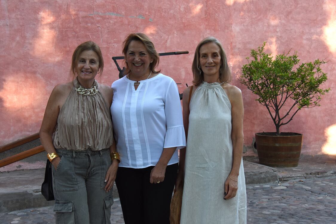 Susana Gómez, Cecilia Buj y Claudia Ferroni.