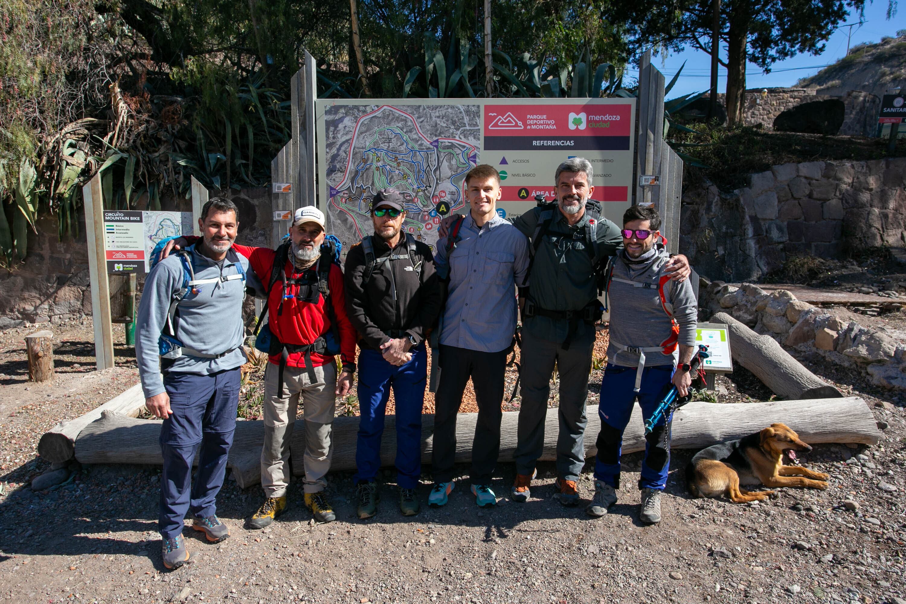 Ulpiano Suarez completó una travesía que unió el Parque Deportivo de Montaña con el cerro Siete Colores de Uspallata