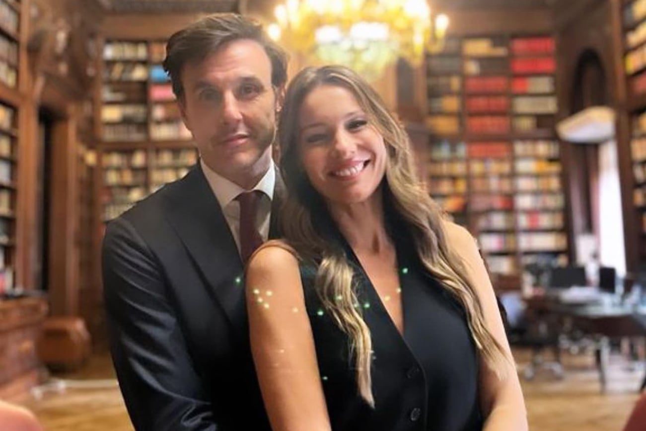 Roberto García Moritán juró como Ministro y fue acompañado de su esposa, Pampita. (Foto de Instagram: @pampitaoficial)