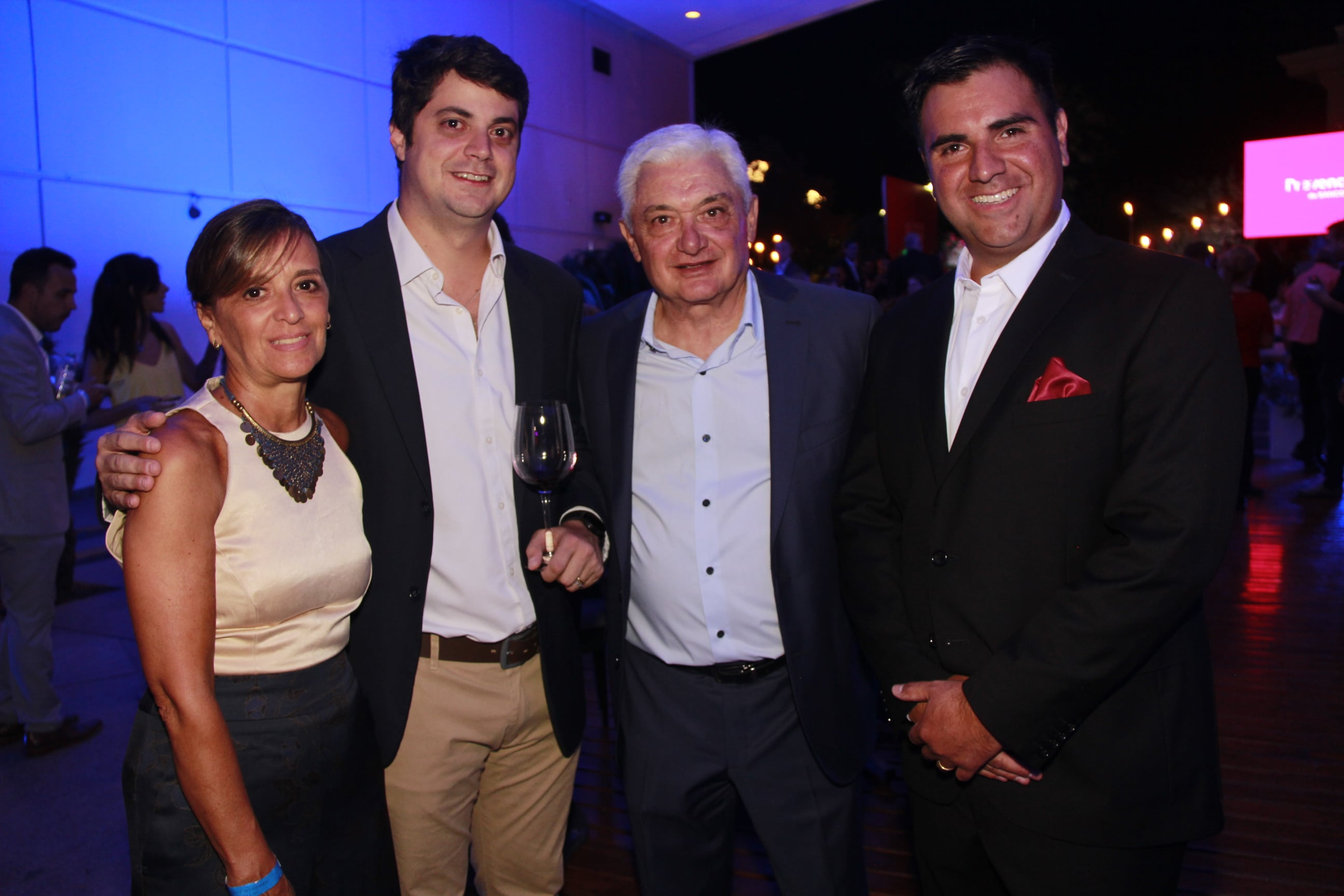 Marcela Neme, Nicolás Vicchi, Alfredro Panella y Francisco Cruz. 