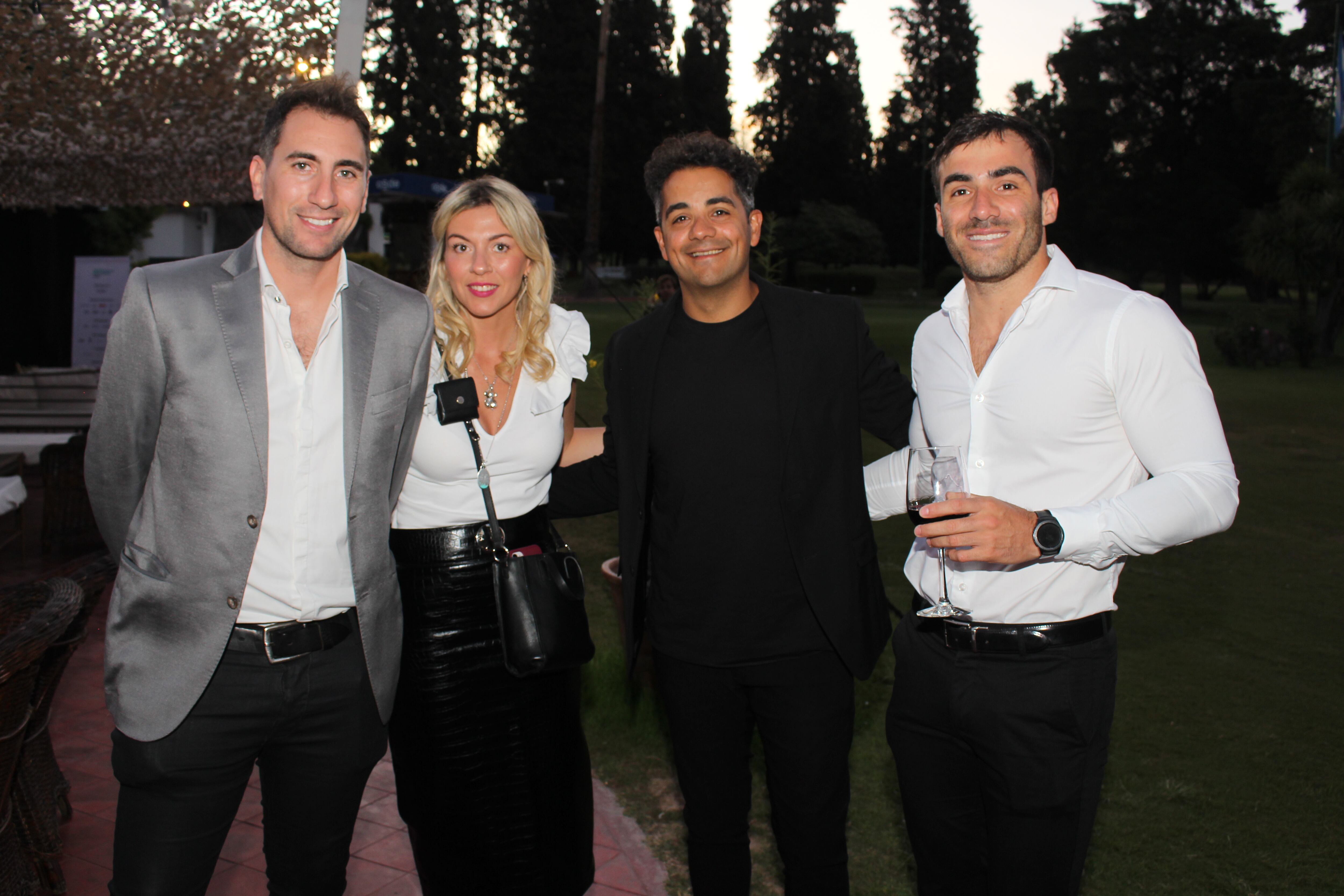 Fede Martín, Agus Martín, Nicolás Allub y Santiago Barbera.