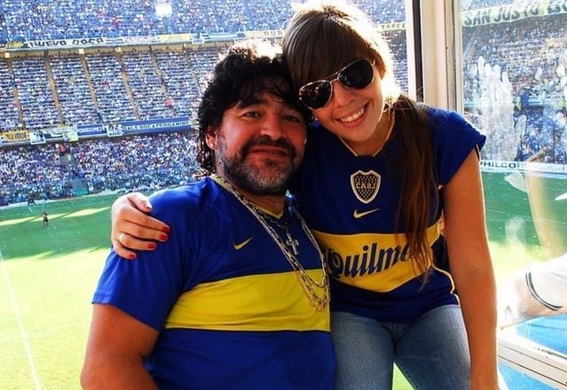 Dalma y Diego Maradona 