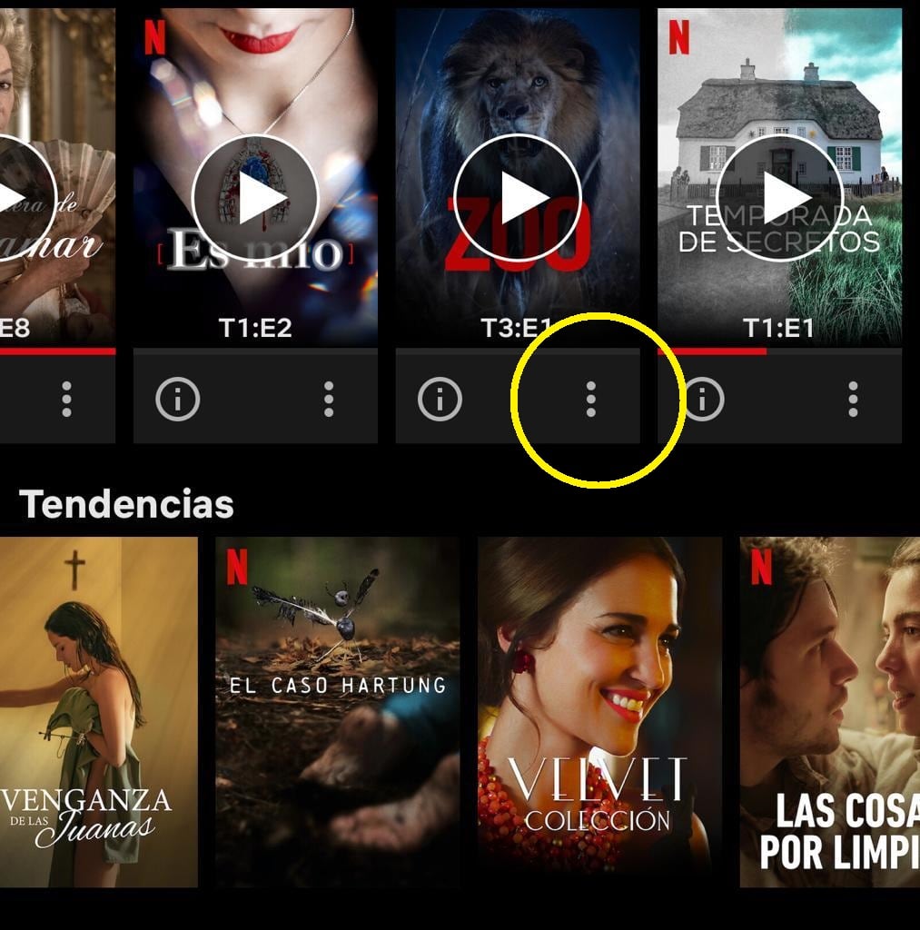 Cómo eliminar series y películas del apartado "Continuar viendo" en Netflix.