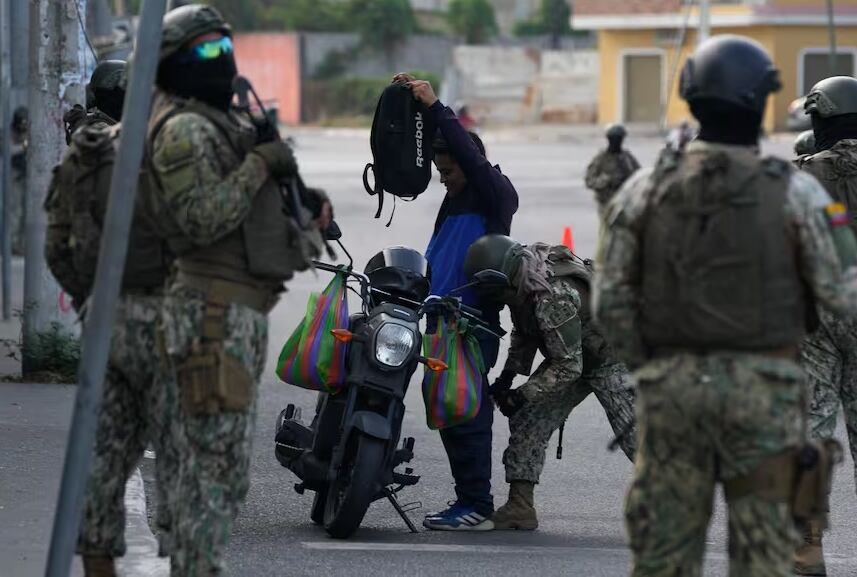 Balotaje en Ecuador. Gentileza: La Nación.