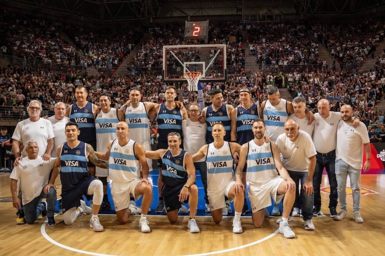 El reencuentro de la Generación Dorada, a 20 años del oro histórico en los Juegos Olímpicos Atenas 2004. /Fotos: @NBAparatodos