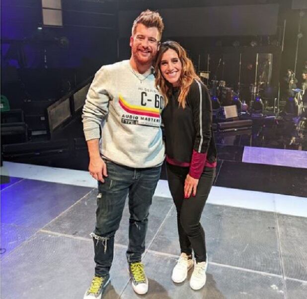 Patricio Mai y su coach en La Voz, Soledad Pastorutti - 