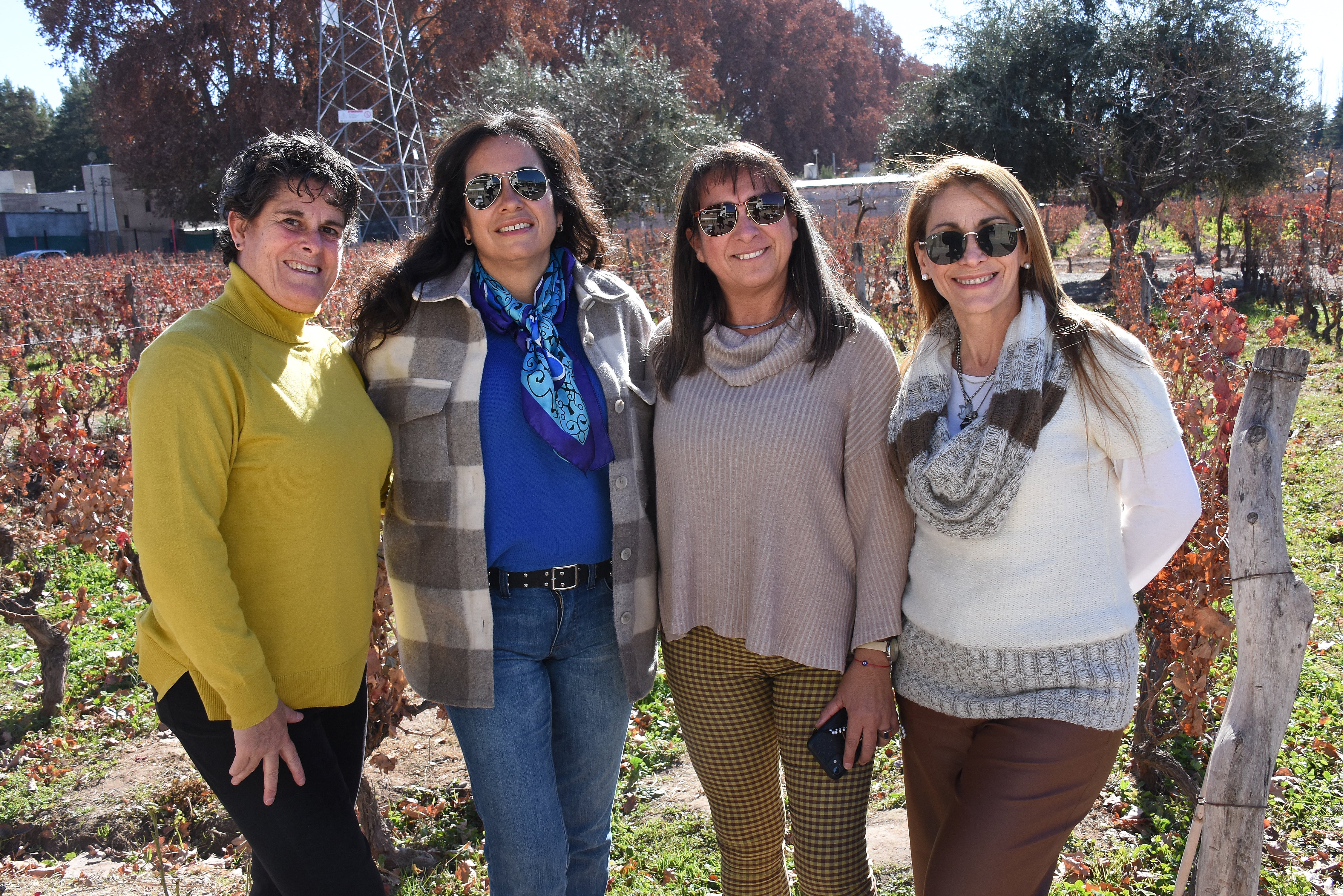 Luz Castro, Viviana Valverde, Bettina Konjak y María Siracusa.