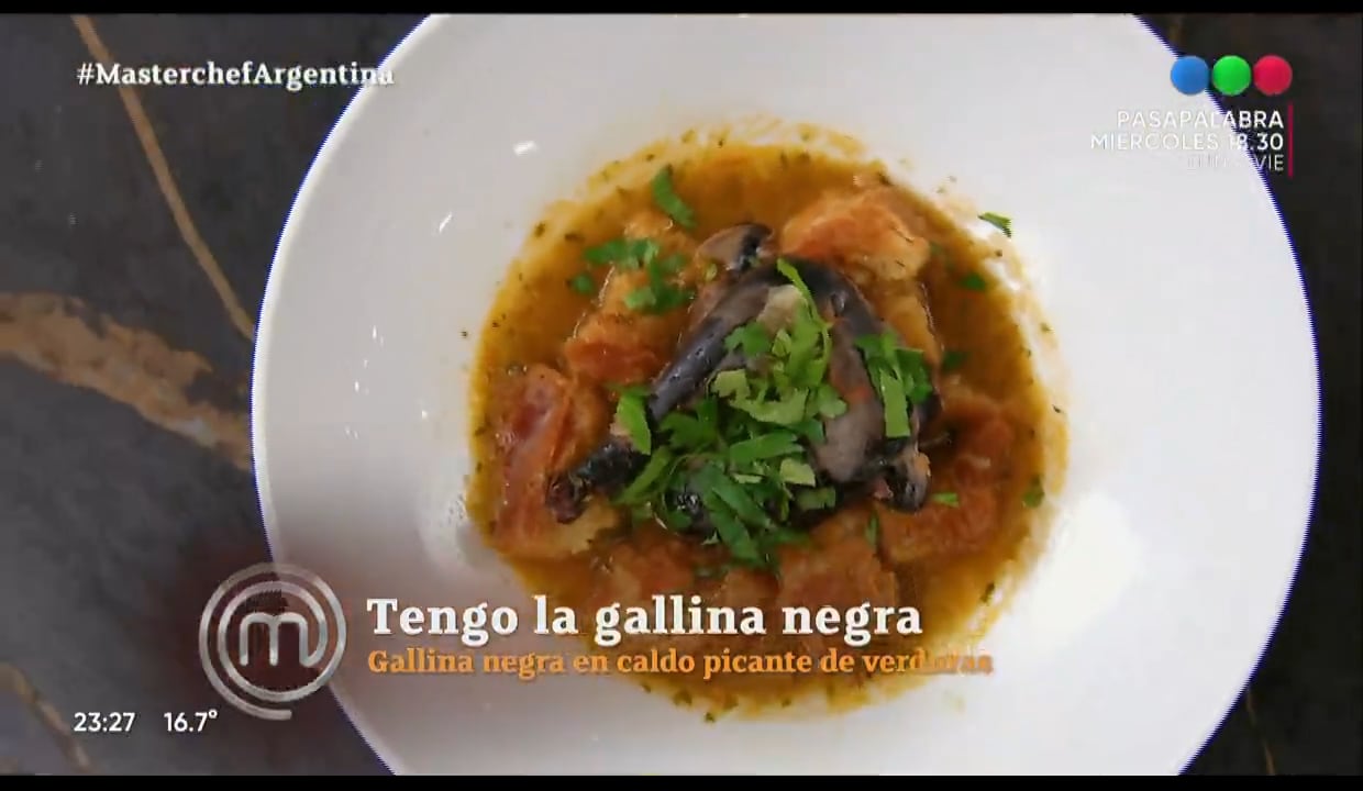 Sol Pérez en Masterchef.