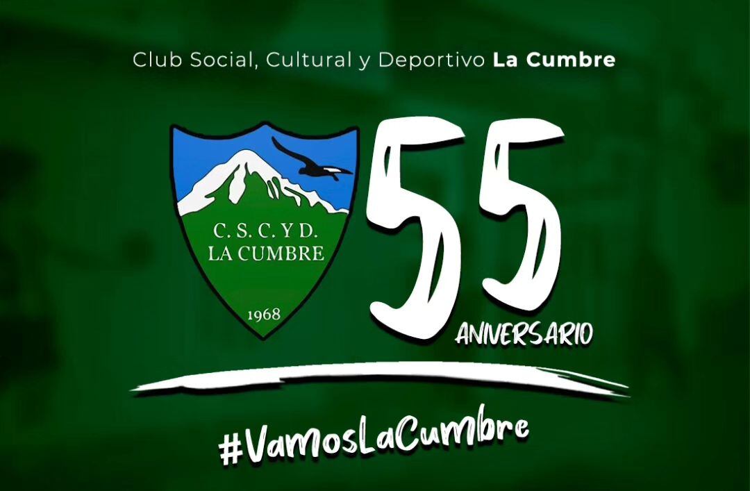 El Club La Cumbre está de fiesta, cumple 55 años. / Gentileza.