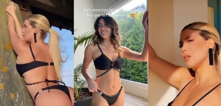 Wanda Nara ¿copió un modelo de bikini?