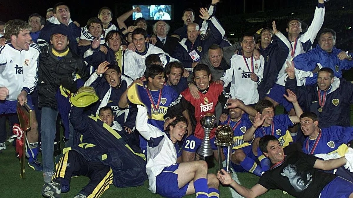 El Boca del 2000, último equipo en ganarle al Real Madrid una final en los 90 minutos. / Gentileza.