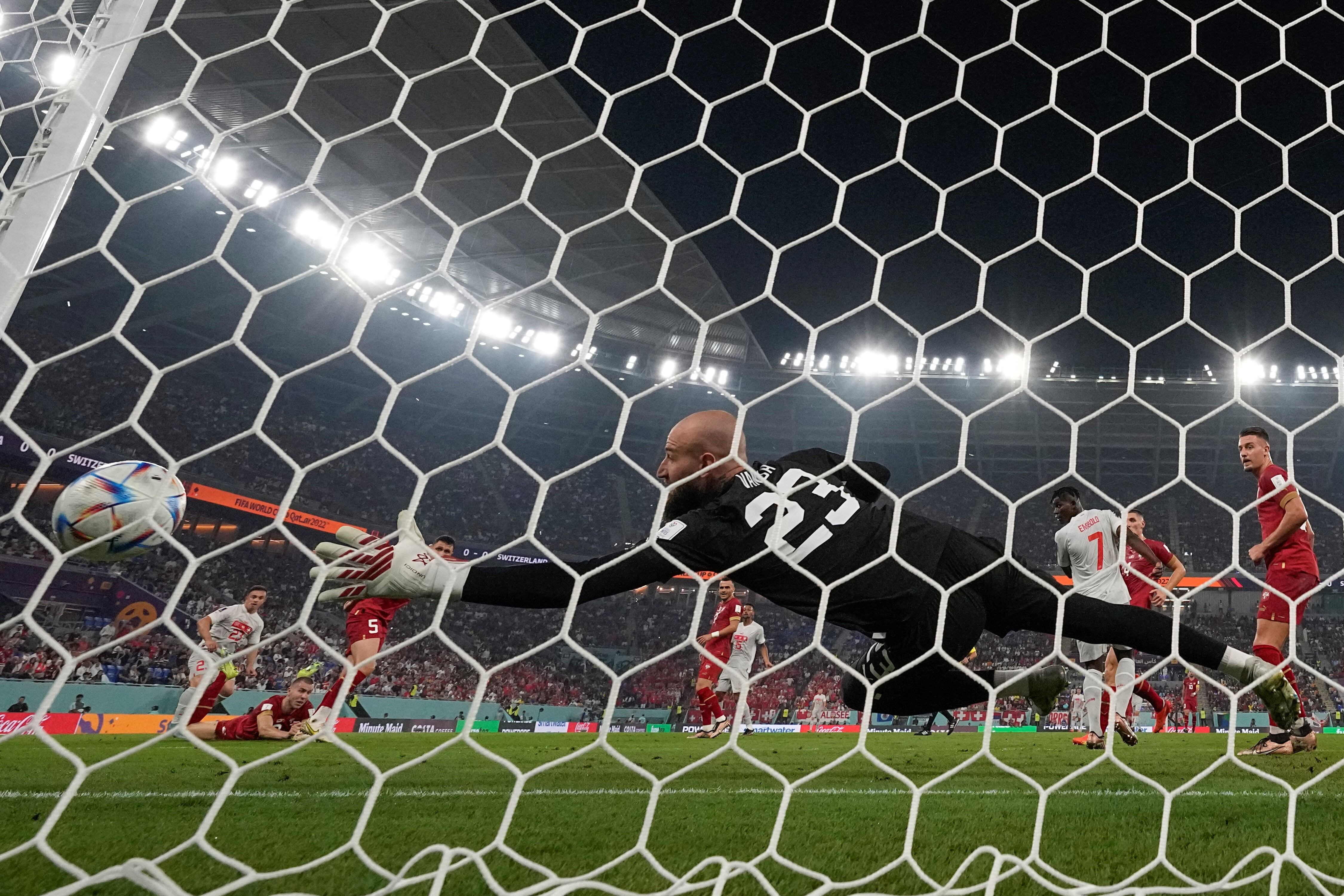 Gol de Xherdan Shaqiri para Suiza, fue el 1 a 0 (AP)