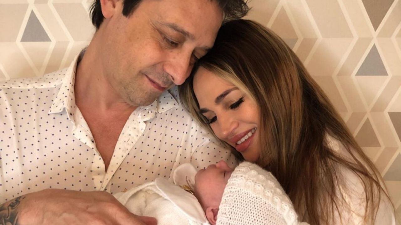 Belén Francese celebró el primer mes de su hijo Vitto.