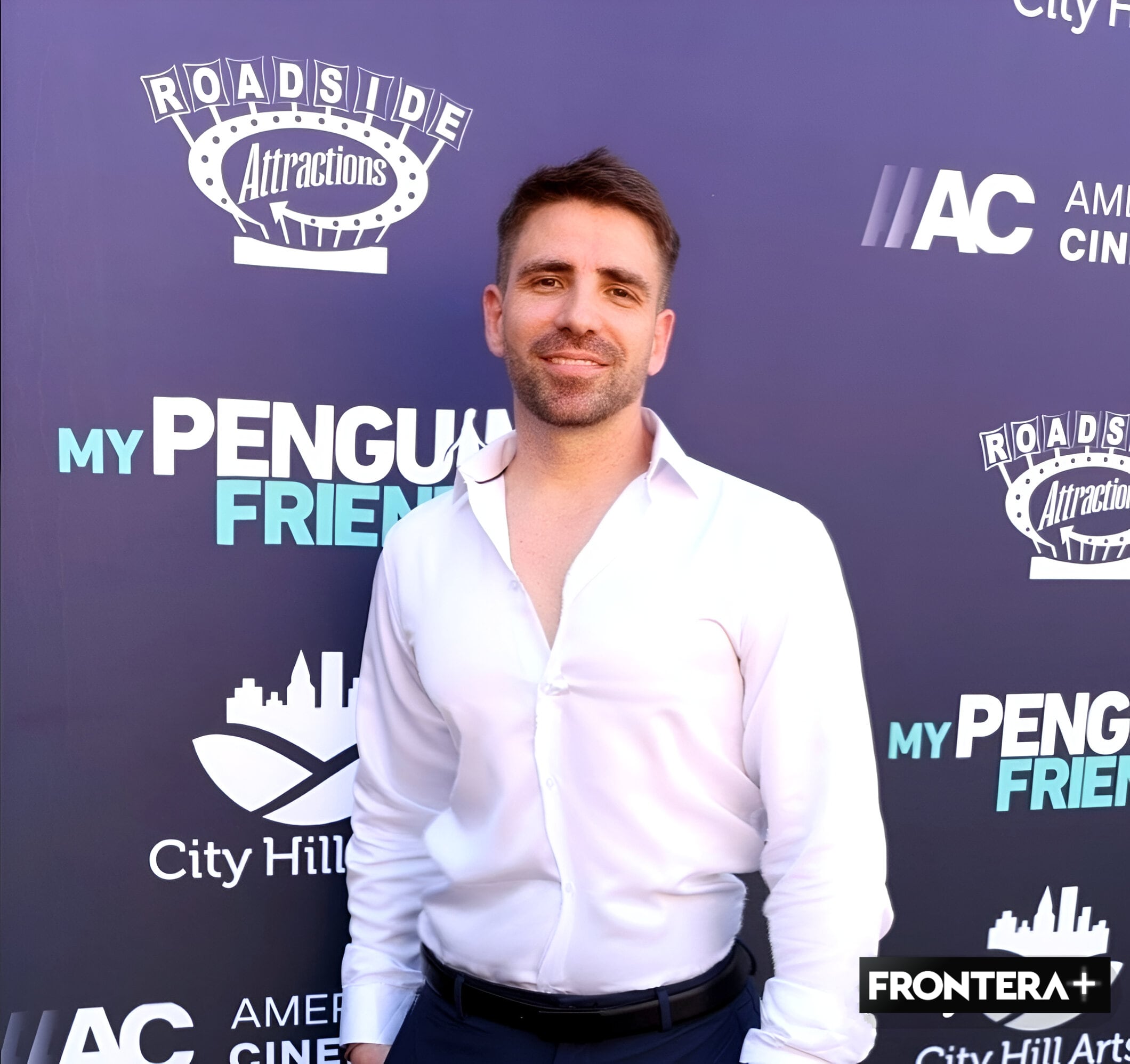 Ramiro Navarro, uno de los productores del filme, en la avant premiere.