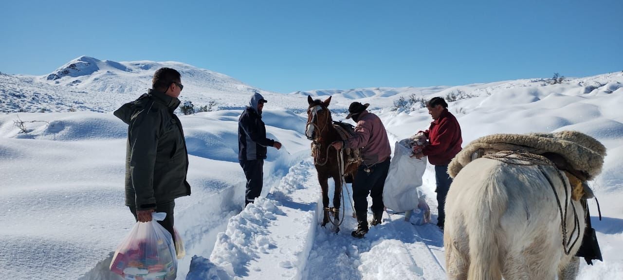 Nevadas en San Rafael - Foto getileza Municipalidad de San Rafael