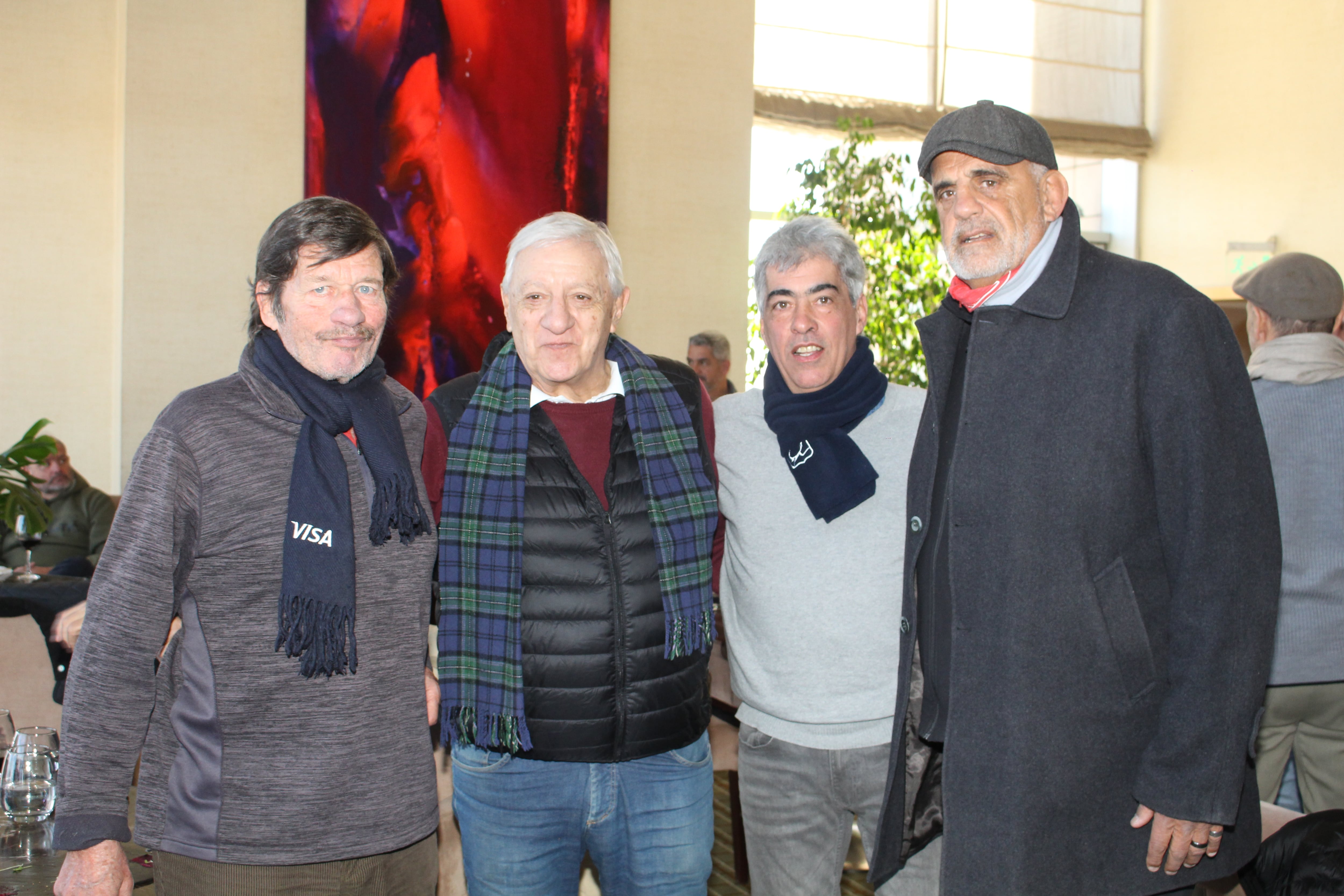 Arturo Rodriguez Jurdo, José Costante, Rodrigo Crexell y Eliseo Branca.