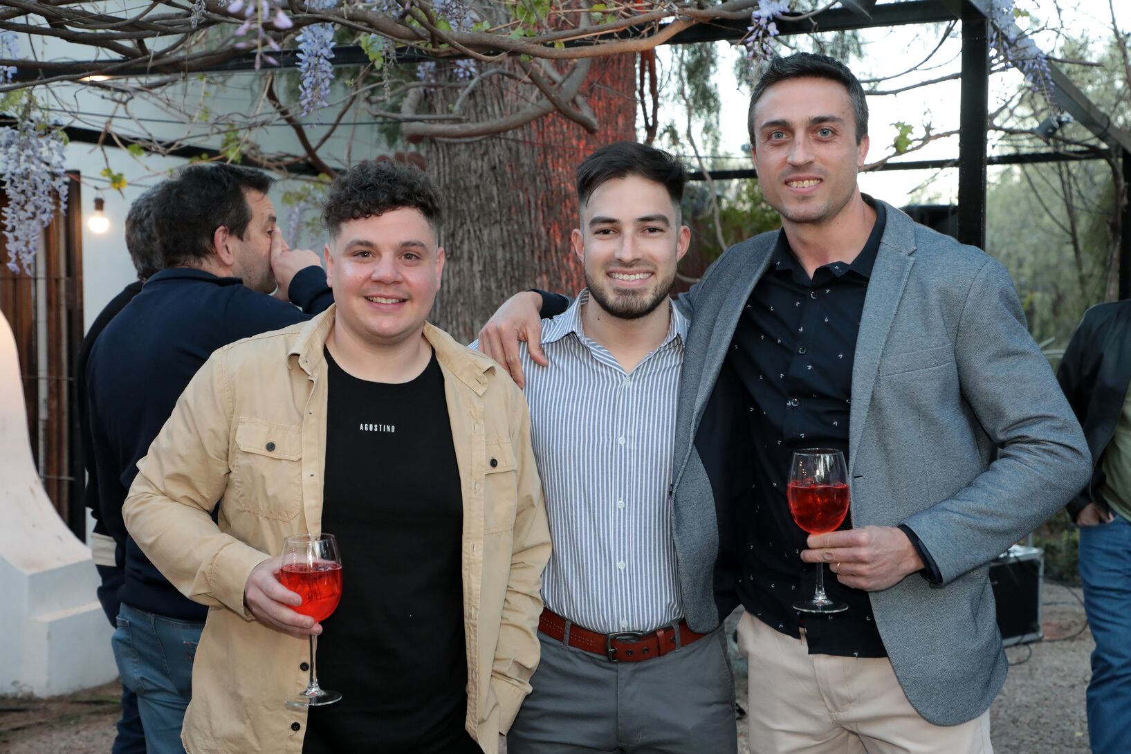 Fede Canone, Nahuel Sanmartín y Sebas Ghiotti