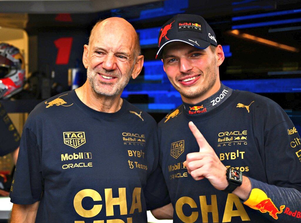 Adrian Newey y Max Verstappen marcaron una era de oro en Red Bull