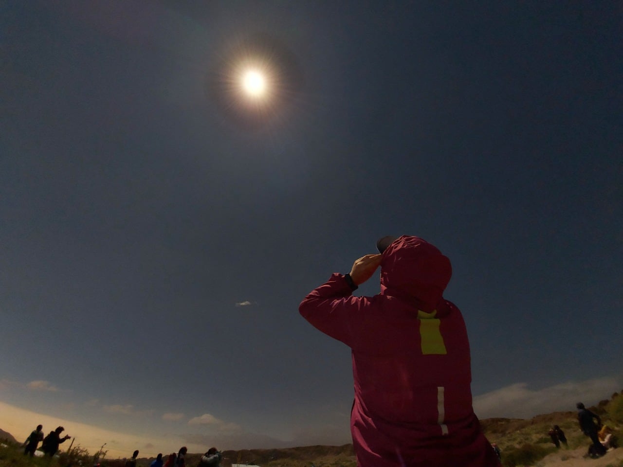 Eclipse total solar en Piedra del Águila, Neuquén - 