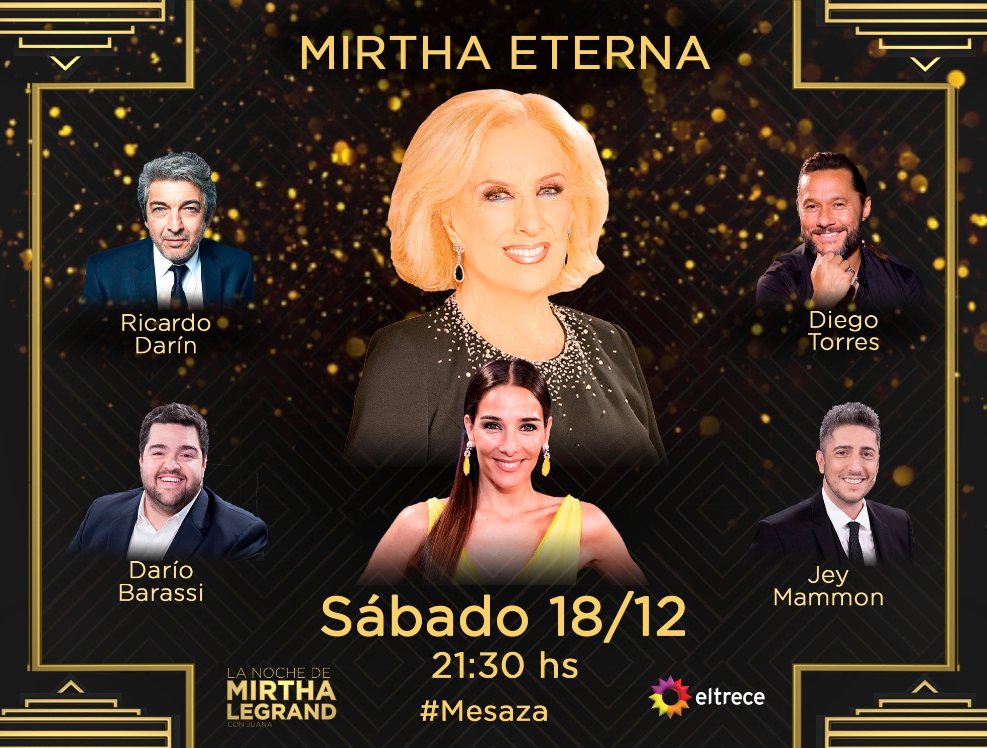 Mirtha Legrand regresa para conducir su programa.