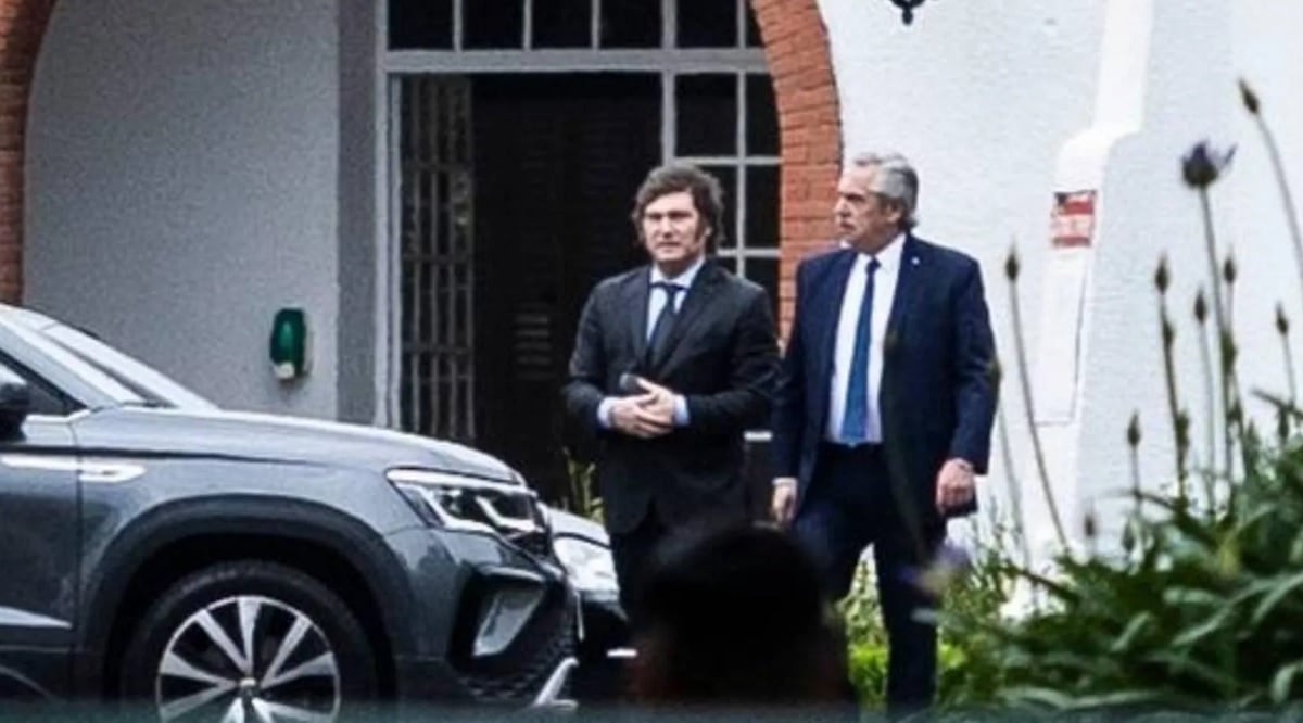 El actual presidente recordó una anécdota con el ex presidente en la Quinta de Olivo. (Foto: La Nación).