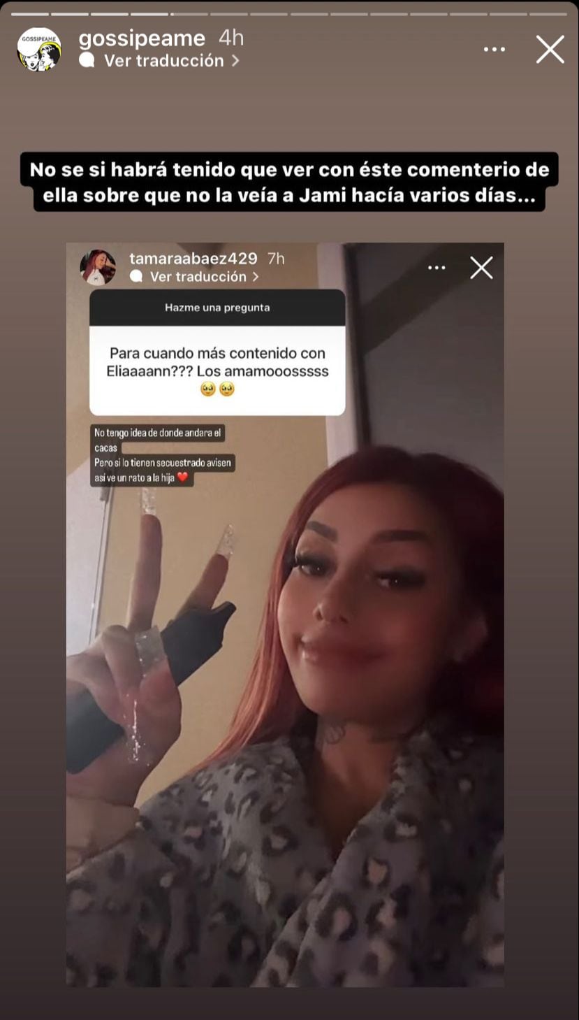 La influencer y el artista tuvieron un cruce en redes.