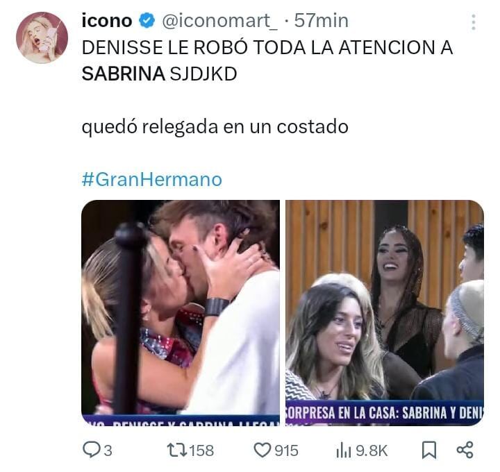 Los mejores memes del regreso de Sabrina y Denisse a Gran Hermano