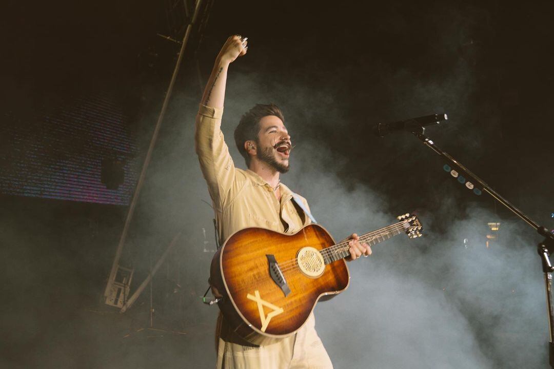 Camilo hizo su primer show en el Luna Park en Buenos Aires.