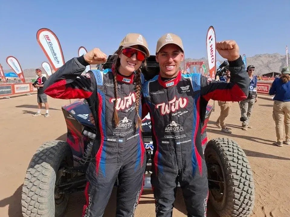 Los cordobeses Cavigliasso-Pertegarini (Taurus) dominan la clase Challenger de autos en la general. (Dakar.com)