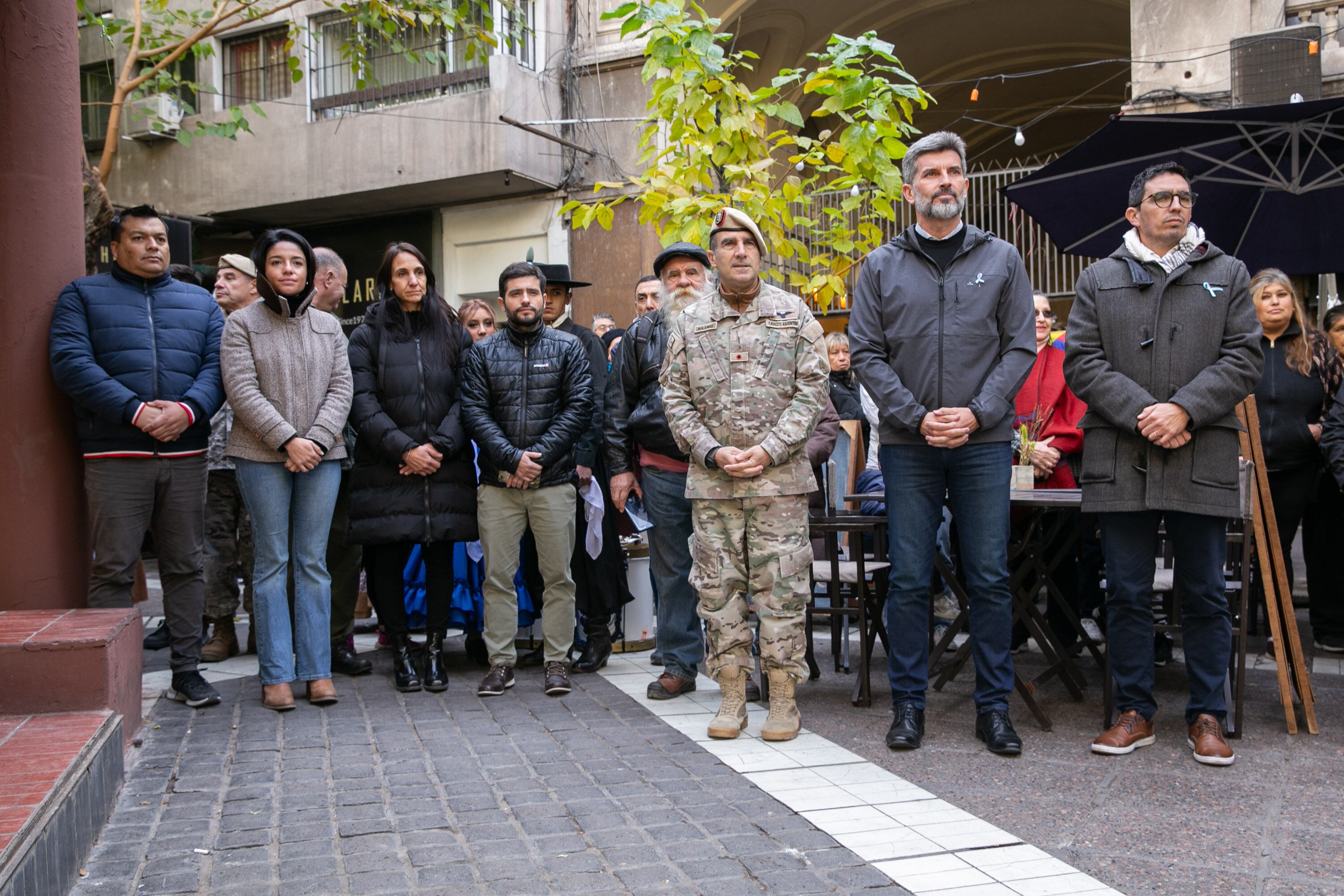 La Banda Militar Talcahuano y los elencos municipales brindaron un gran espectáculo. Foto: Mendoza Ciudad.