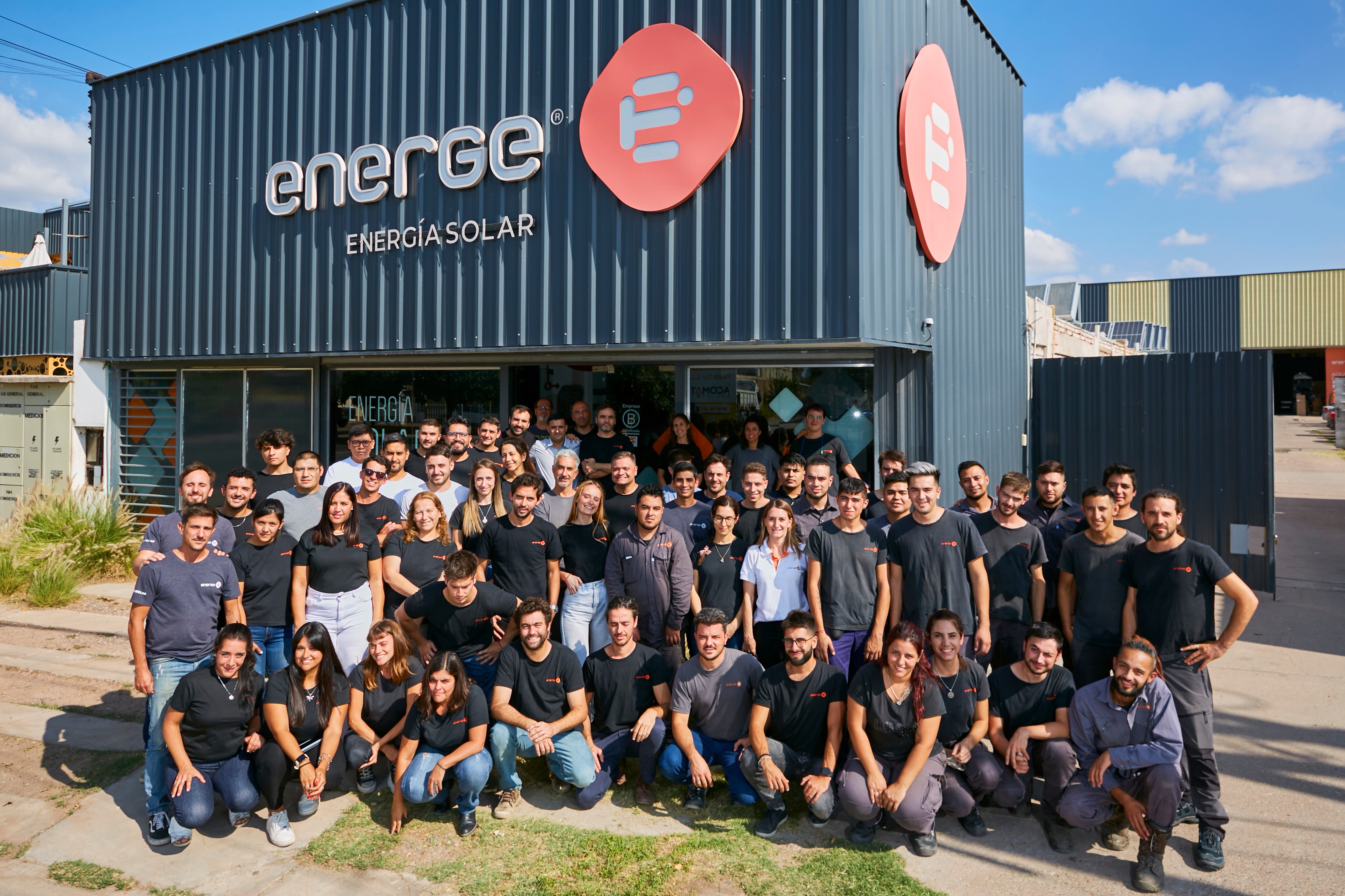 El equipo de trabajo de Energe.