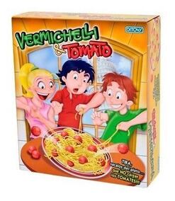 A poner a prueba el pulso y la agilidad con "Vermechelli & tomato", un juego bien italiano.