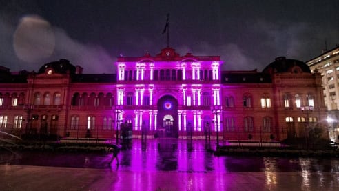 Casa Rosada está más rosada que nunca