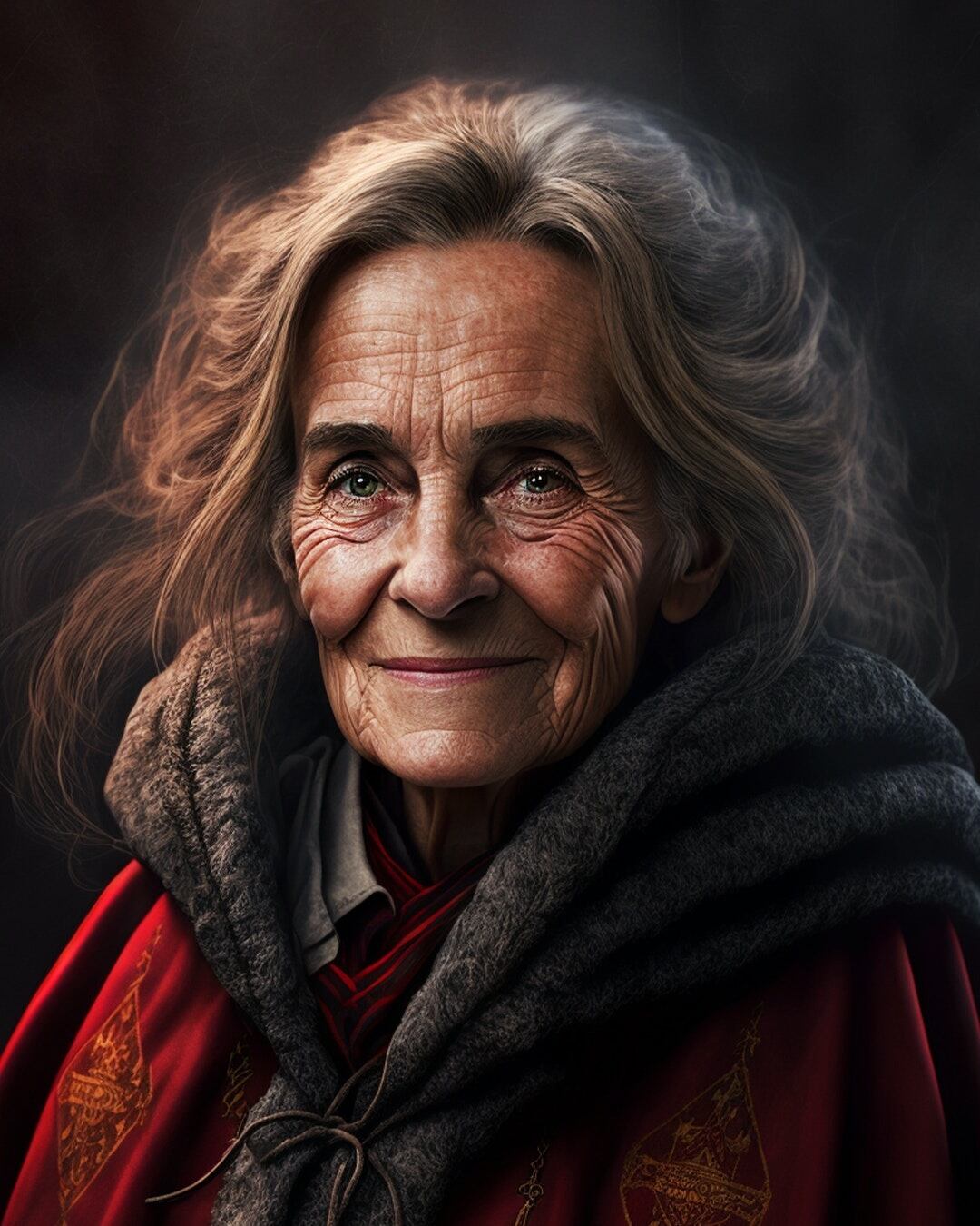 Así se verían los personajes de Harry Potter en su versión anciana.