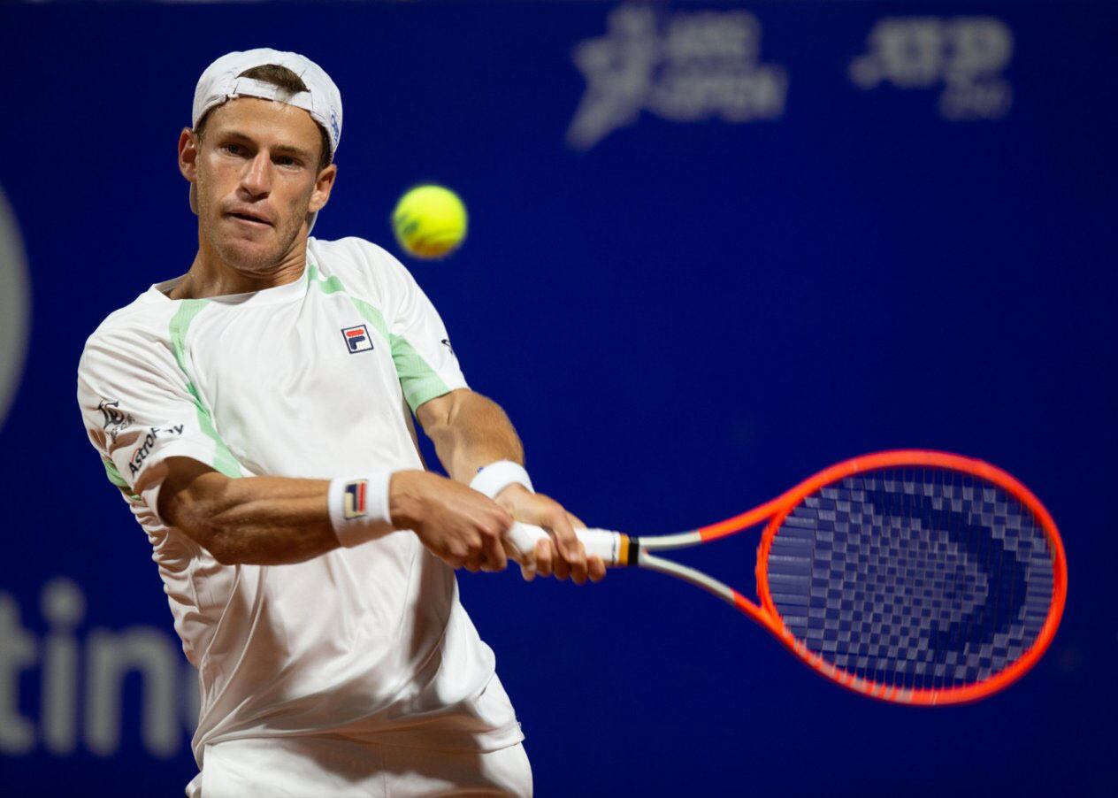 El debut de Schwartzman en Buenos Aires fue con un exigente partido frente a Munar. (Prensa Argentina Open).