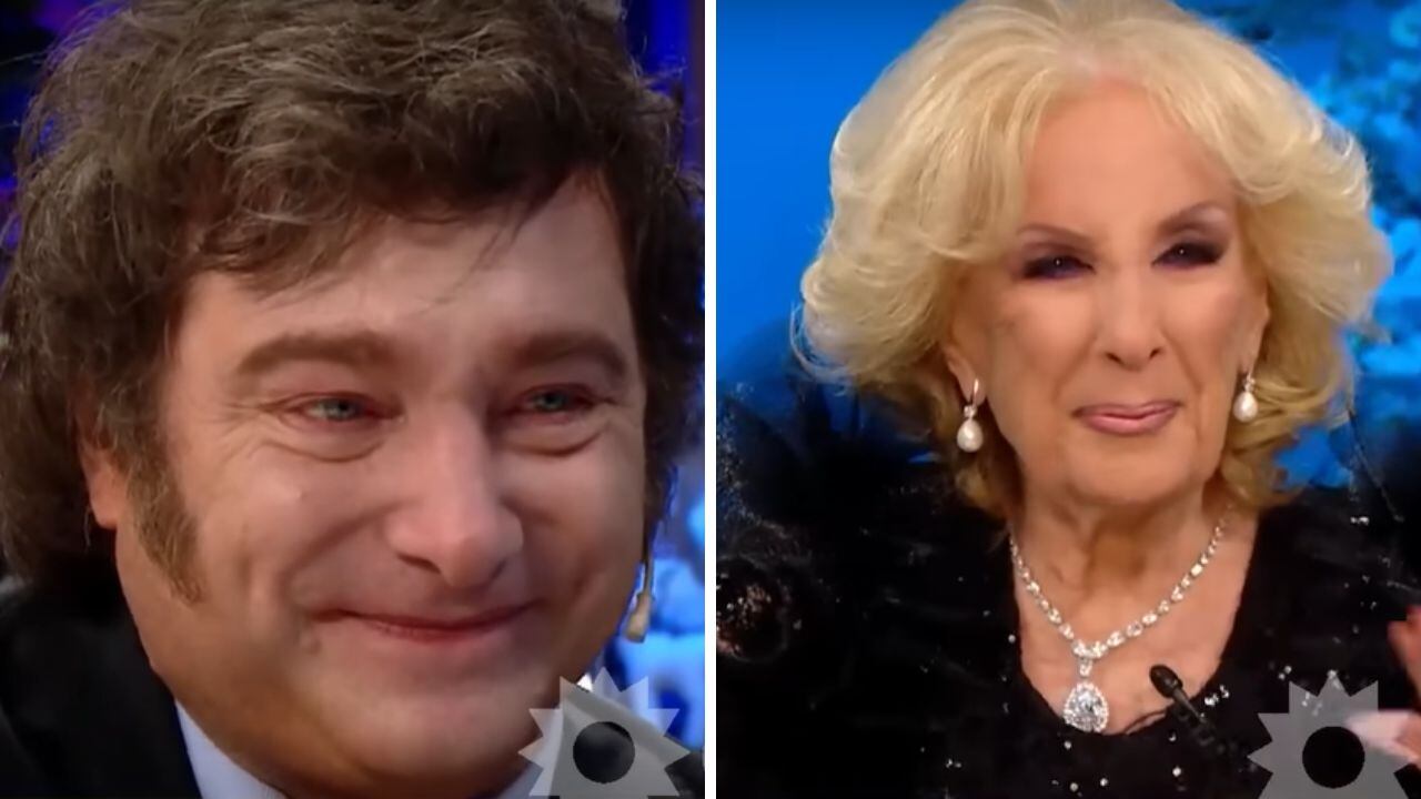 Mirtha Legrand se emocionó hasta las lágrimas con Javier Milei y le hizo un pedido especial