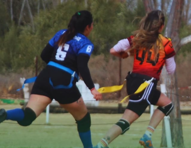 Fútbol Flag en Mendoza. Foto: Gentileza Instagram @phomma.mdz