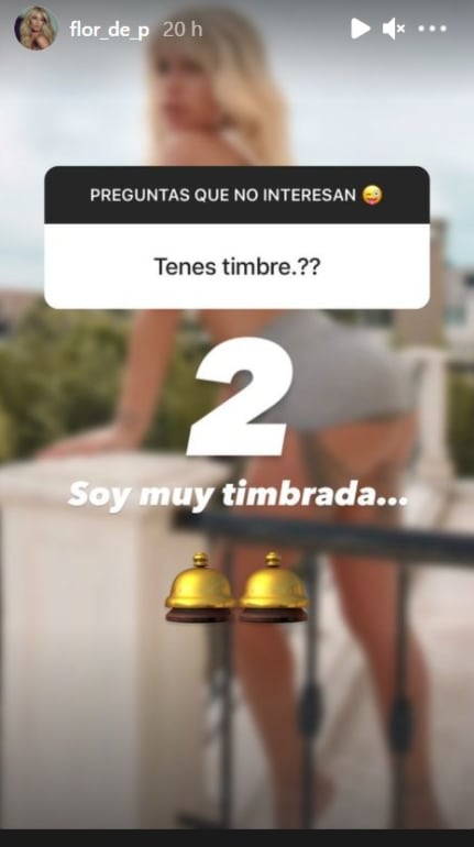 Florencia Peña se animó a responder con mucha pimienta las consultas de sus seguidores.