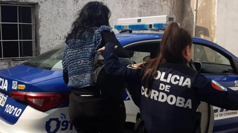 Alicia Peressutti, quedó detenida mientras hacía las compras en un supermercado. Gentileza: Clarín.