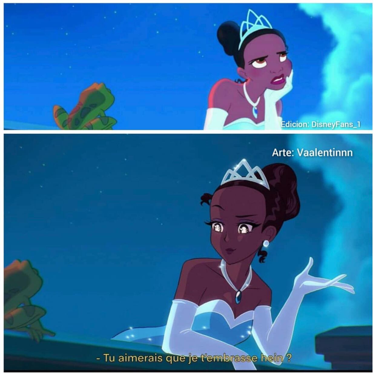 Tiana, de La Princesa y el Sapo.